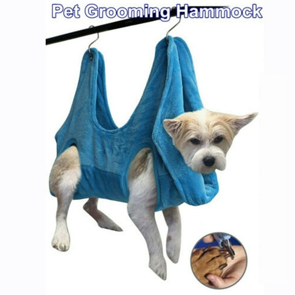 YouLoveIt Pet Grooming Hammock Towel Pet Cat Bath Towel 2 in 1 Cat Bath Drying Towel for Pets Grooming Hammock Restraint Bag Pet Towel