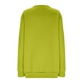 thumbnail image 5 of Lenpel Sweatshirt for Women Plus Size Crew Neck Long Sleeve Solid Casual Pullover Shirts Fashion Fall Tops, 5 of 5