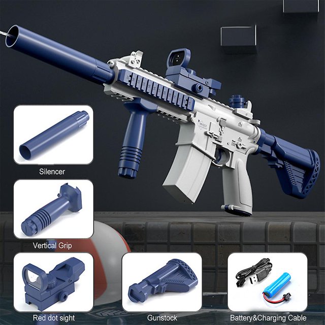 Water Pistols Electric Pistols Shooting Toy Automatic Water Beach Toys Large Capacity Kids Adults Swimming Pool