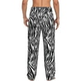 thumbnail image 3 of Xecao Zebra Men's Straight Lounge Pajama Pants: The Ultimate in Comfortable Sleepwear, 3 of 9