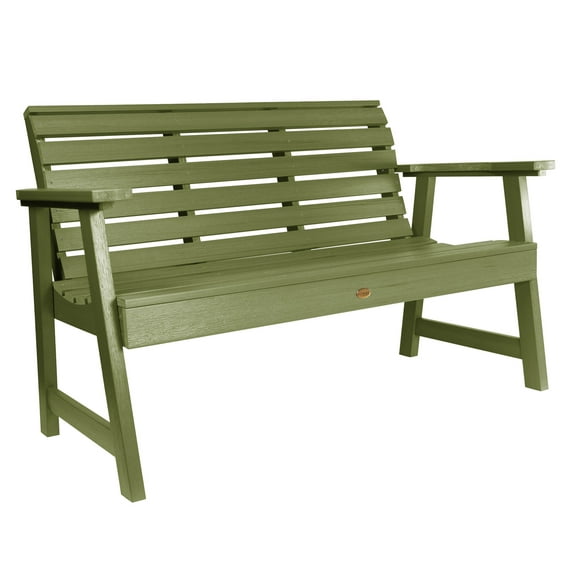 highwoodÂ® Eco-Friendly Recycled Plastic Weatherly Garden Bench, 4'