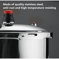 thumbnail image 5 of 1Gal Thickened Stainless Steel Pressure Cooker Cookware Canner Rice Cooker with Spring Valve Safeguard Devices, Compatible with Gas & Induction Cooker Explosion-proof for 3-5 Persons, 5 of 6
