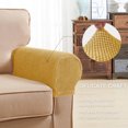 thumbnail image 4 of Funda Reposabrazos Stretch Textured Mini Dots Subrtex Protector de Muebles Juego de 2 Beige, 4 of 6