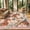 Pink, variant on Beltran 8x10 Washable Tiger Area Rug – Vintage Safari Non Slip Carpet, Boho Pink Print Rug for Large Living Room Open Floor Plan Bedroom, Easy Clean