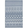 thumbnail image 2 of SAFAVIEH Machine Washable Rug Indoor/Outdoor Bermuda Collection - Bermuda Jacinth Geometric Machine Washable Indoor/Outdoor Area Rug, Navy/Cream, 5'3" x 7'6", 2 of 12