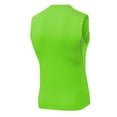 thumbnail image 4 of USNSM Men's Sleeveless Workout Shirts Quick Dry Lightweight Running Compression Cutoff Shirts, Athletic Training Tank Top Green XXL, 4 of 4