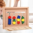 thumbnail image 4 of lionlar Four Color Game Hand Eye Coordination Educational Toy Puzzle Montessori Teaching A, 4 of 7