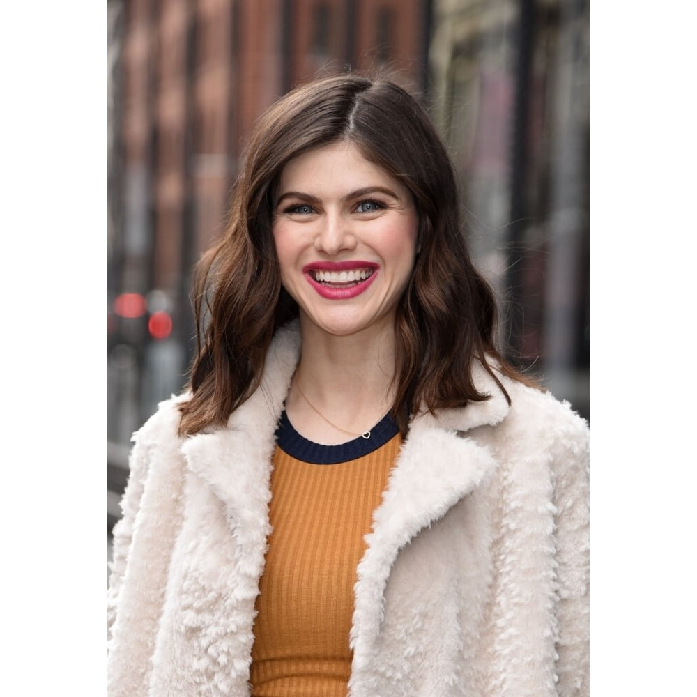 Alexandra Daddario, Seen At Build Studios To Promote Her New Netflix