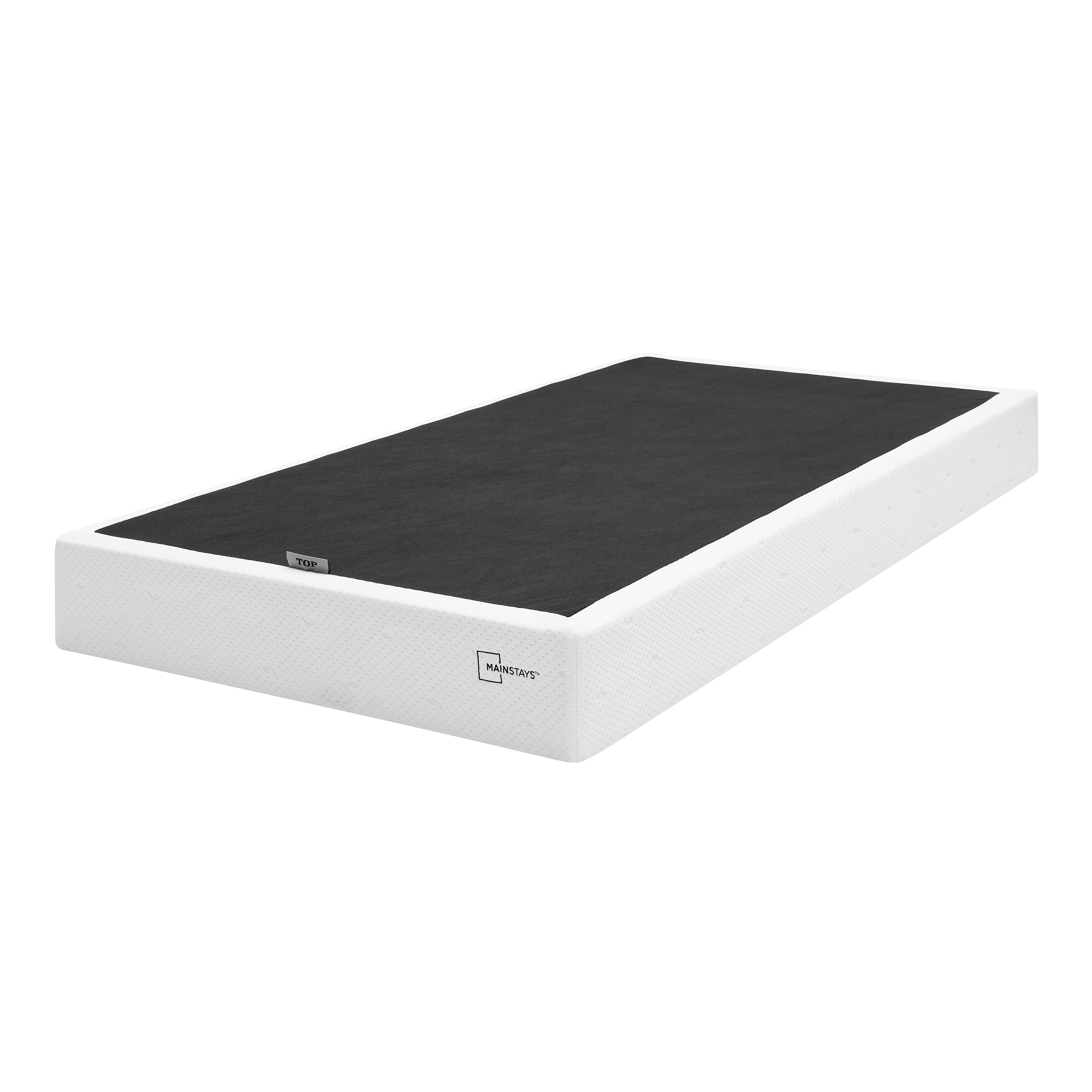 7.5" Twin Size Half-Fold Metal Box Spring Black Mattress Bed Foundation Base New 
