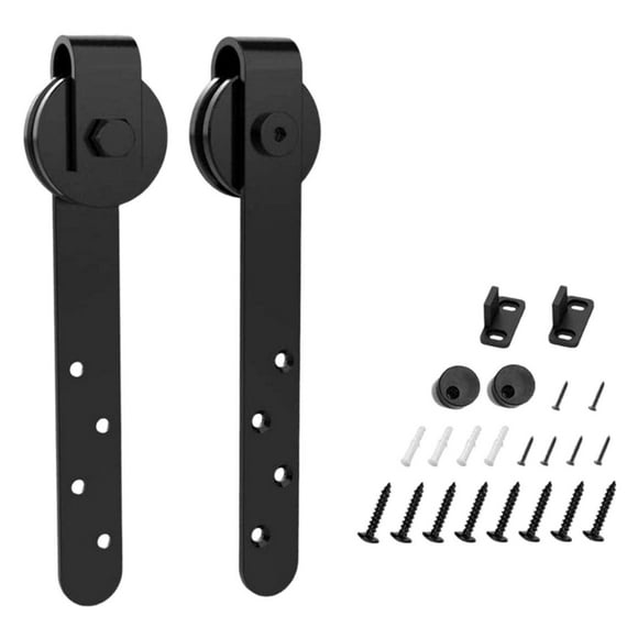 enqiretly Hardware Sliding Barn Door Top Mounted for Sliding Door Smoothly and Stable