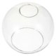thumbnail image 1 of E27 Dual Opening Glass Globe Lamp Shade Open Neck Transparent Glass Cover Clear Ball Lamp Shade Replacement for Home Industrial Decor, 1 of 3