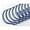 Blue, variant on EW32L0104-GD - Twin Loop Wire Binding Spines for 20 - 30 Sheet Capacity - 1/4 inch x 11in - 3 to 1 Pitch - Gold - 100/bx