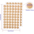 thumbnail image 2 of Pegatinas para orificios de tornillos, cubiertas de PVC autoadhesivas, pegatinas decorativas de 21 mm, tapas de cubiertas para tornillos, ideales para muebles de madera, armario, estante, placa de, 2 of 7