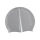 thumbnail image 2 of Gorro de natación Gorros de natación de silicona Fácil de usar y quitar Elástico Antideslizante Protección para los oídos para el cabello Mantenga el Gris, 2 of 8