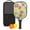 Black-1, variant on Pickleball Paddles Set Of 1, Fiberglass Surface, Spring Flowers Floral Print, 1 Paddle, 2 Balls & Bag