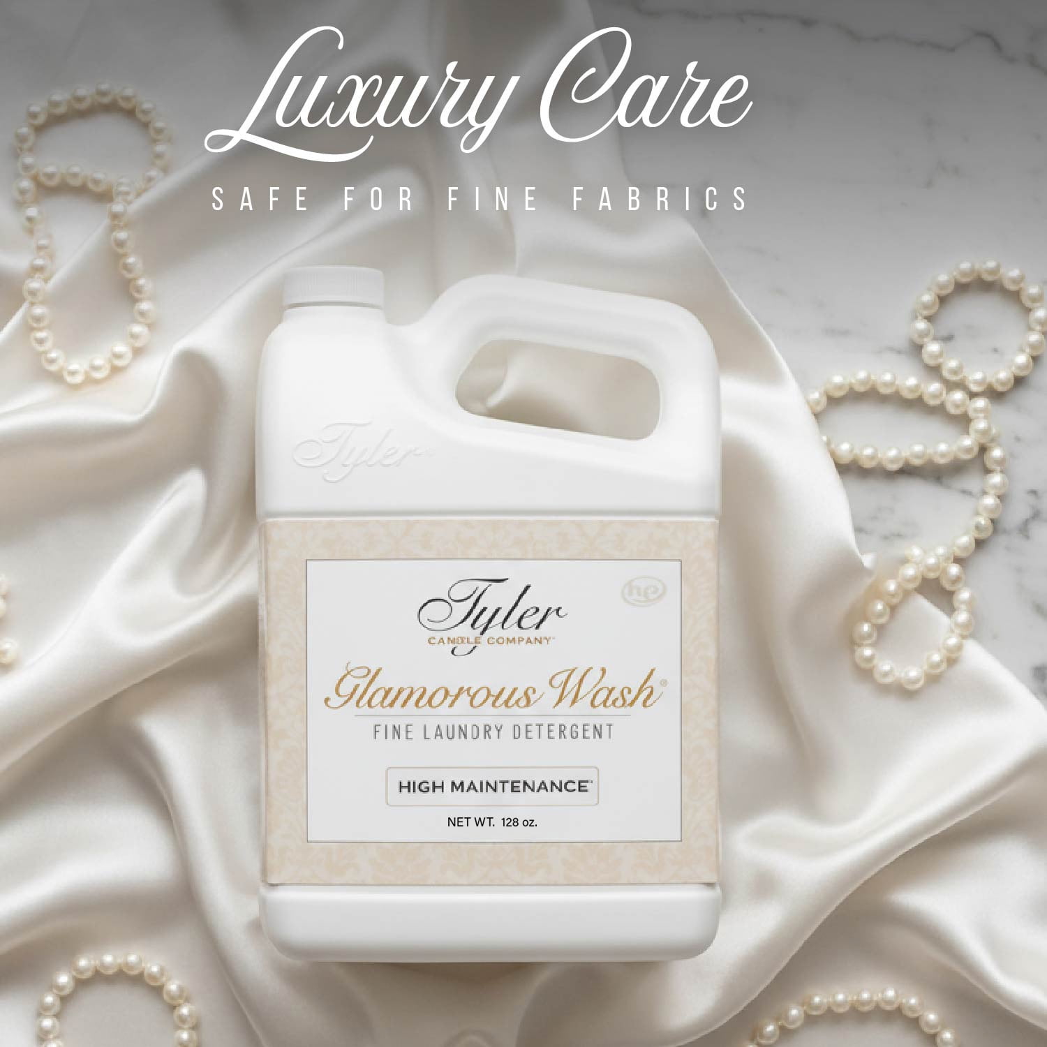 Tyler Candle High Maintenance Glamorous Wash Liquid Laundry Detergent, 48 Loads, 128 fl oz