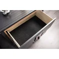 thumbnail image 6 of Modern Panel Headboard Queen Size Bed Dresser Mirror Nightstands Chest 6pcs Bedroom Furniture Espresso Solidwood, 6 of 10
