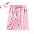 thumbnail image 2 of Axiiglly Cotton Shorts for Woman Comfy Soft Pajama Shorts Solid Color Lightweight Summer Shorts Drawstrings Elastic Waist Shorts Vacation Casual Beach Short with Pockets, 2 of 8