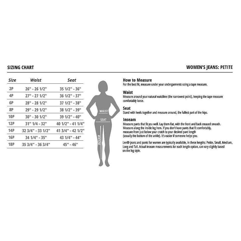 Aktualisieren 68+ lee womens jeans size chart am besten jtcvietnam.edu.vn