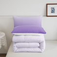 thumbnail image 5 of meiyoeat Modern Abstract Aesthetic Full Size Comforter Sets,Purple Ombre Print Bedding Comforter Set For Girl,Reversible,3 Pieces,1 Comforter and 2 Pillowcases, 5 of 7
