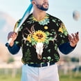 thumbnail image 6 of Daiia Mens Baseball Jersey Button Down Shirts Short Sleeve Sports Uniforms-3X-Large, 6 of 9