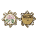 thumbnail image 1 of Flor de loto raiz de loto acuarela planta Broche de flores, regalo de joyería para mujeres y niñas Unbranded M, 1 of 3