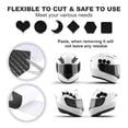 thumbnail image 4 of Uxcell Reflective Tape, Self-Adhesive Trailer Reflector Tape Waterproof Warning Sticker Black-white 1 Inch x 16 Feet, 4 of 6