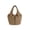 Khaki, variant on HOZVOMI Large Capacity Nylon Tote Bag for Women, Multi-Pocket Shoulder Handbag with Top Handle, Lightweight Hobo Bag Perfect for Mommy Daily Use & Travel