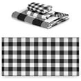 thumbnail image 2 of GZHJMY Buffalo Plaid Bath Towel Set of 3, Absorbent Soft Bathroom Towel with Hand Towel & Washcloth for Hotel, Beach, Gym and Spa, 2 of 7