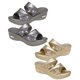 thumbnail image 4 of unbranded 1Par Slippers Wedge Doradas Con Suela Engrosada Chic Y Cómodo Para Uso Casual, 4 of 7