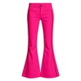 thumbnail image 3 of Girls' Uniform Pants Flare Leg Chino Pants Kids Bootcut Dress Pants School Uniform Slacks Preppy Clothes Y2K Bell Bottoms, 3 of 6