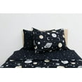 thumbnail image 3 of Juego de ropa de cama Beddy's Space Theme para niños con edredón y sábanas, 3 of 8