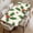 Holly Berry, variant on ARTSLION Waterproof Fitted Rectangle Tablecloth With Elastic Edge, Wipeable Table Cover For Rectangle Tables, Perfect For Outdoor Picnic & Camping,24x48in,Rudolph Face