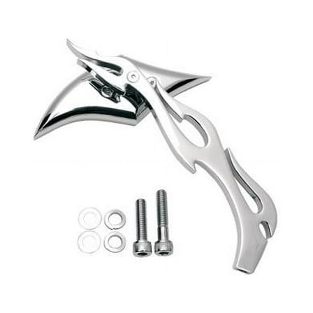 Drag Specialties Gothic Mirror Right/Chrome (0640-0036)