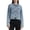 Light Blue, variant on Women's Oversized Distressed Denim Jacket Casual Wash