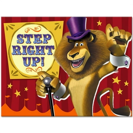 Madagascar '3' Invitations w/ Envelopes (8ct)