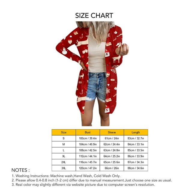 Chrismas Shirt Coat, Open Front Shirt Coat Long Sleeve For Shopping Type 1,Type 2,Type 3,Type 4,Type 5,Type 6,Type 7,Type 8