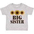 thumbnail image 3 of Inktastic Big Sister Announcement Sunflowers Girls Toddler T-Shirt, 3 of 5