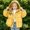 Yellow, variant on Liyamei Kids Hooded Padded Jacket with Zipper for Winter Lightweight Outdoor Wear Size 2-3 Years