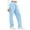 Light Blue, variant on Erwazi Womens High Waisted Joggers Sweatpants Solid Color Casual Pants Athletic Drawstring Waist Spring Fall Outfits with Pockets