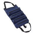 thumbnail image 3 of Roll Up Tool Bag 5 Zipper Pockets Portable Oxford Cloth Electricians Tool Bag for Carpenter Plumber Blue, 3 of 6