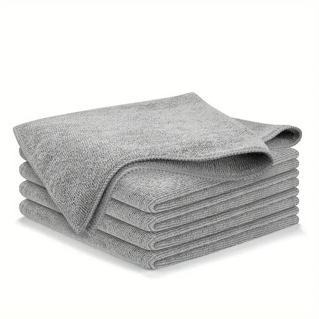 Thickened Absorbent Dishcloth - 25x25cm Multi-Purpose Kitchen Towel, Lint-Free, Quick-Dry for Countertops and Utensils