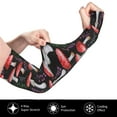 thumbnail image 3 of Balery Red Mushrooms Cooling Arm Sleeves for Men & Women – Breathable, Moisture-Wicking Arm Sleeves for Women, Men & Kids, 3 of 8