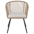 thumbnail image 3 of Bouclair Natural Outdoor rope chair beige, 3 of 5