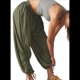 thumbnail image 3 of Pantalones Harén para Mujer, Pantalones de Estar por Casa con Dos Bolsillos Verde M, 3 of 8