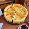 thumbnail image 6 of Pizza-Shaped Divided Serving Tray, 5-Compartment Snackle Box For Fruits, Snacks, Nuts, T For Picnic, Portable Platter Veggie, 6 of 10