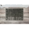 thumbnail image 2 of Linon Platinum Area Rug Collection, Gray and Black, 2' x 3', 2 of 3