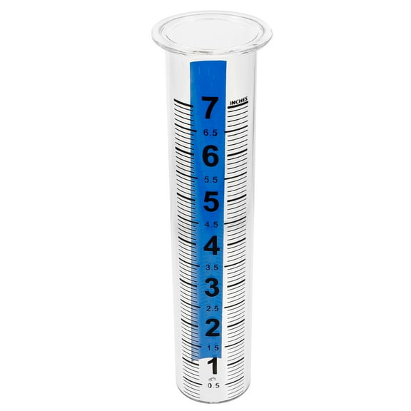 Rain Measuring Tube Plastic Rain Gauge Rain Measuring Tool Transparent Rain Gauge
