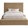 thumbnail image 7 of Meridian Furniture Dorian Beige Velvet Twin Bed, 7 of 7