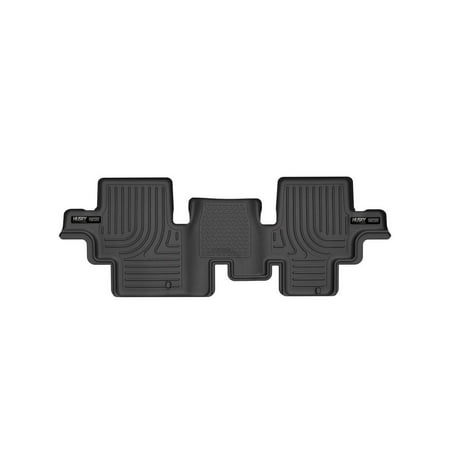 Husky Liners Weatherbeater Floor Mats | Fits 2013 - 2020 Nissan Pathfinder; 2014 - 2020 Infiniti QX60; 2013 Infiniti JX35 | 2nd Row, 1-pc Black - 19651